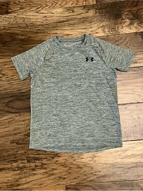 Under Armour Kids Gray Heather Performance Tee